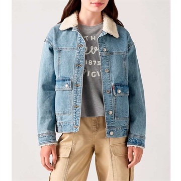 Levis Jr denim Jacket Sherpa 4EL095-L96